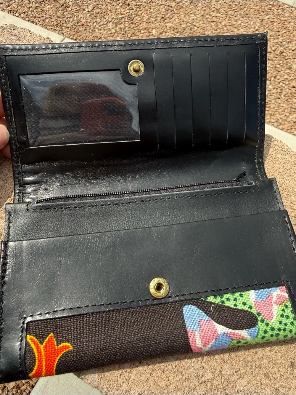 Josef Frank Style Svenskt Tenn Artsy Trifold Wallet – Handmade in Sweden